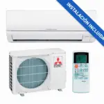 Compra el aire Acondicionado split Mitsubishi con instalacion incluida